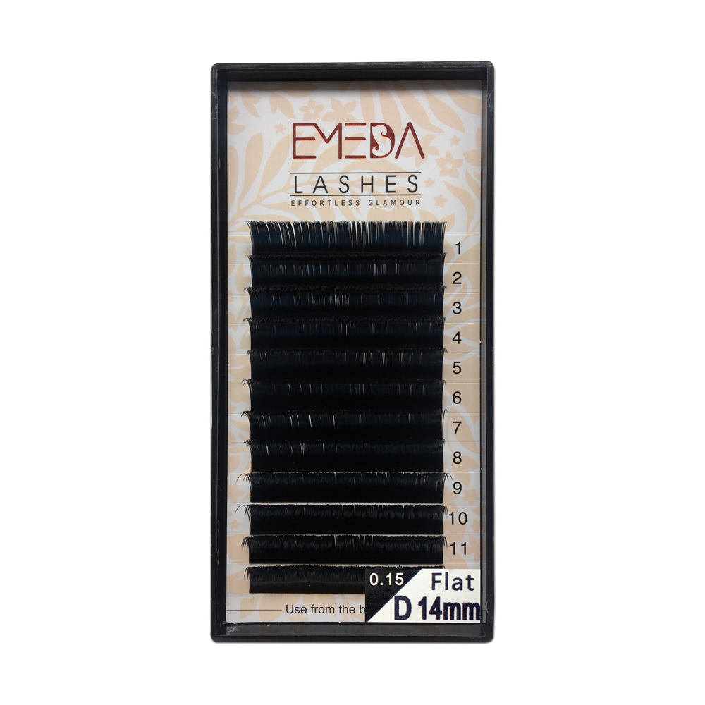 Individual Lashes Flat Eyelash Extensions JE29